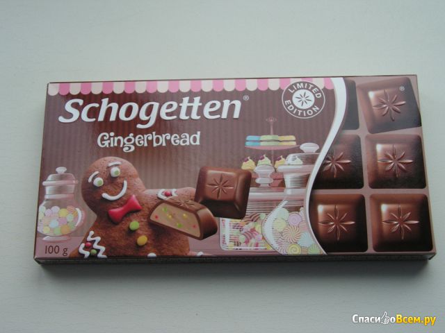 Шоколад "Trumpf" Schogetten Gingerbread