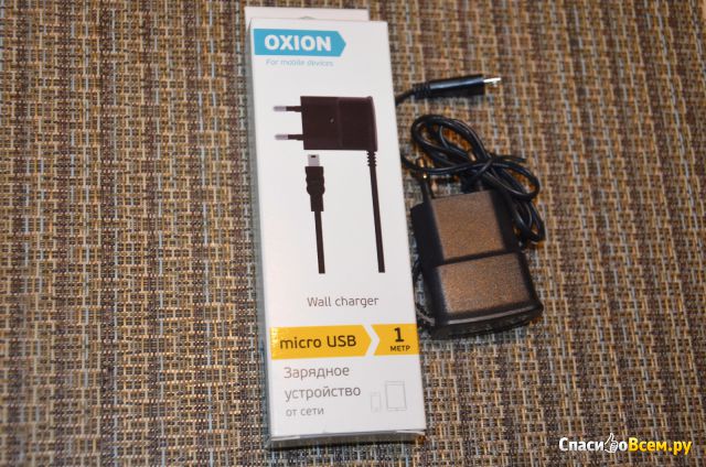 Зарядное устройство от сети Oxion micro USB арт. ACA-011