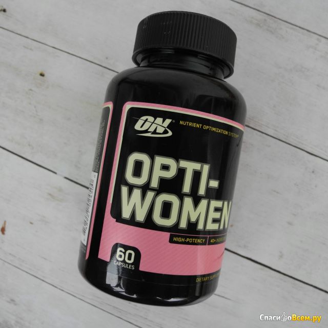 Витаминно-минеральный комплекс Nutrient Optimization System Optimum Nutrition Opti-Women