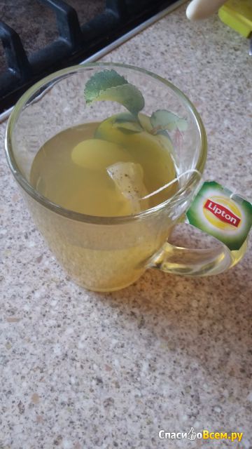 Зеленый чай Lipton Oriental Sencha с ароматом личи и розы
