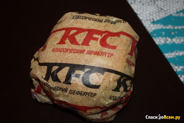 Сэндвич "Шефбургер классический" KFC