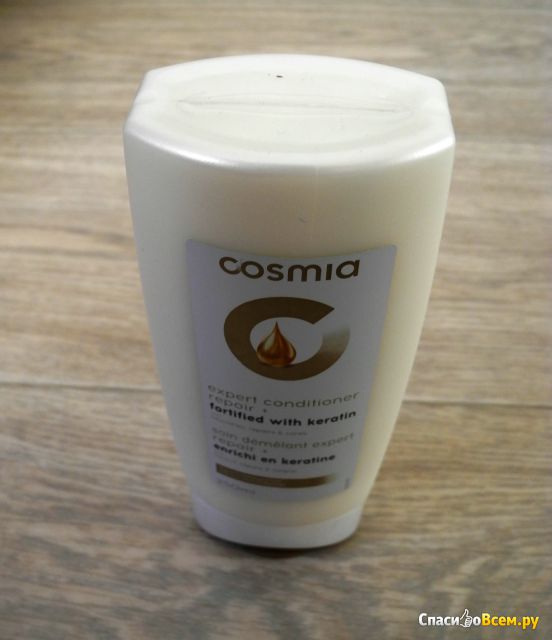 Кондиционер для волос Cosmia профессиональный уход для распрямления волос с кератином