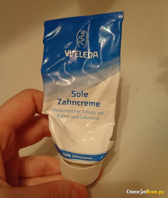 Зубная паста с минеральной солью Weleda Sole-Zahncreme