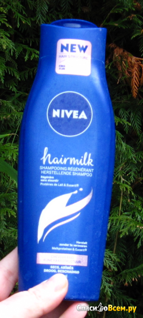 Шампунь Nivea Hairmilk Восстанавливающий для тонких волос