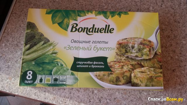 Овощные галеты Bonduelle "Зеленый букет"
