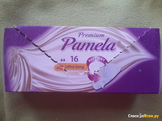 Прокладки ежедневные Pamela Premium Slip Extra Long Soft Dry