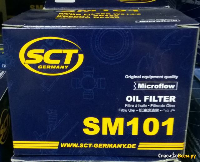 Масляный фильтр SCT SM101