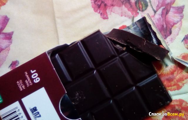 Шоколад горький "Голицин" с фруктозой 60% какао