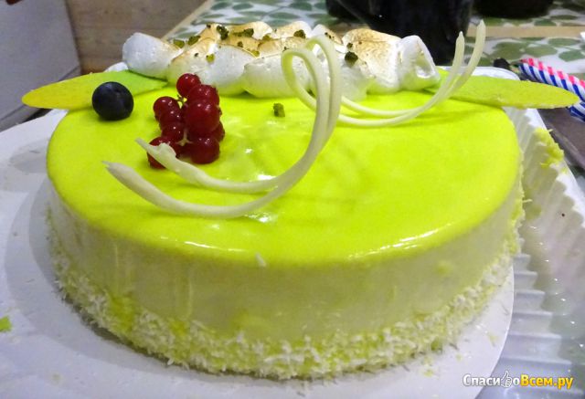 Торт "Йогуртовый" от шеф-кондитера Азбука Вкуса
