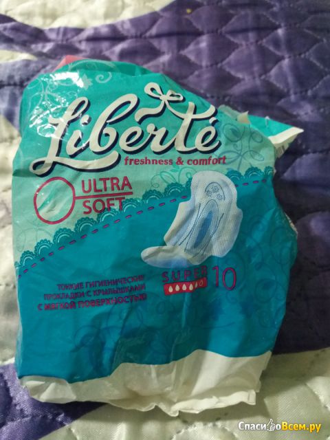 Прокладки женские гигиенические  Liberte Ultra Soft Super