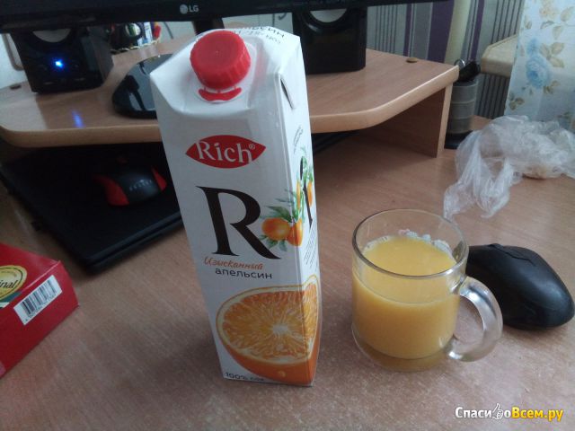 Сок Rich апельсиновый
