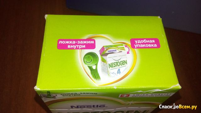 Детское молочко с пребиотиками Nestle "Nestogen 4" с 18 месяцев