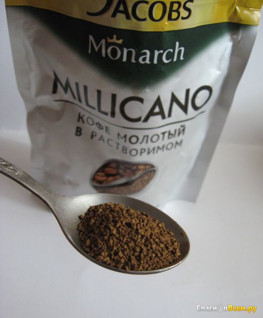 Кофе Jacobs Monarch Millicano молотый в растворимом