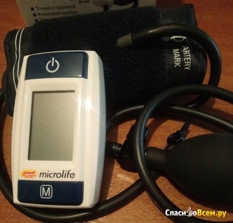 Полуавтоматический прибор для измерения артериального давления и частоты пульса Microlife  ВР А50