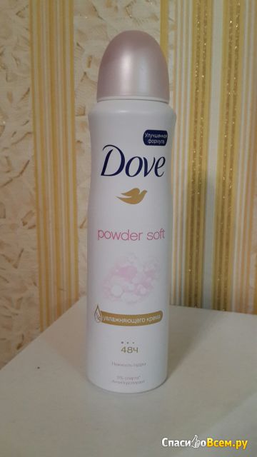 Дезодорант-антиперспирант аэрозоль Dove "Нежность пудры" с увлажняющим кремом 48 часов