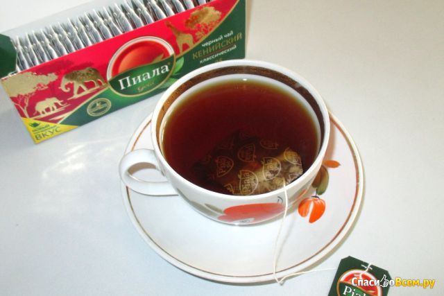 Чай чёрный кенийский классический "Пиала Gold" пакетированный