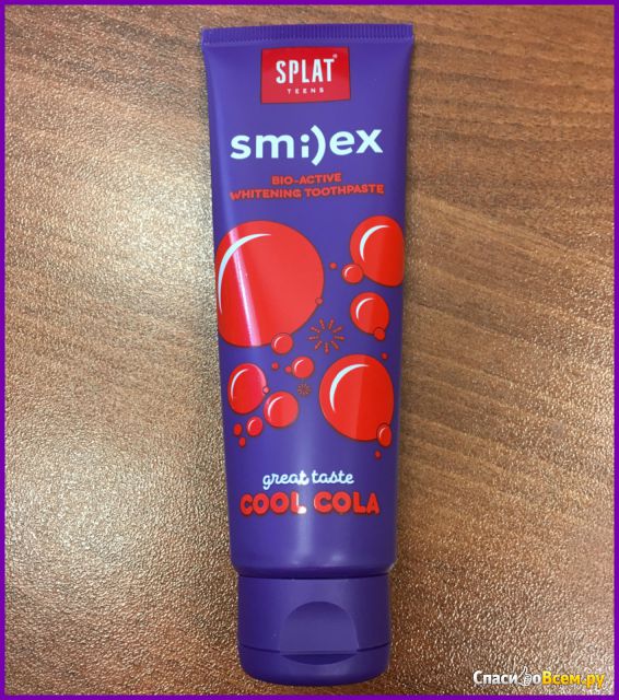 Зубная паста для детей и подростков Splat Smilex Cool Cola Освежающая Кола