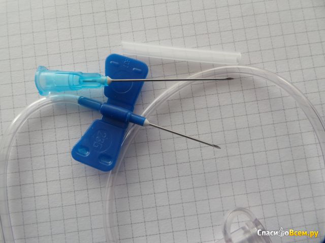 Катетер внутривенный SFM Hospital Products Устройство для вливания в малые вены (игла-бабочка)