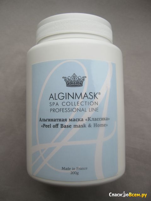 Альгинатная маска Alginmask базисная «Классика» для лица и тела «Peel off Base mask»