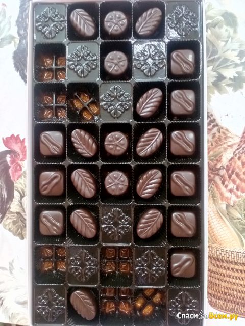 Шоколадные конфеты Бабаевский "Ассорти" из темного шоколада