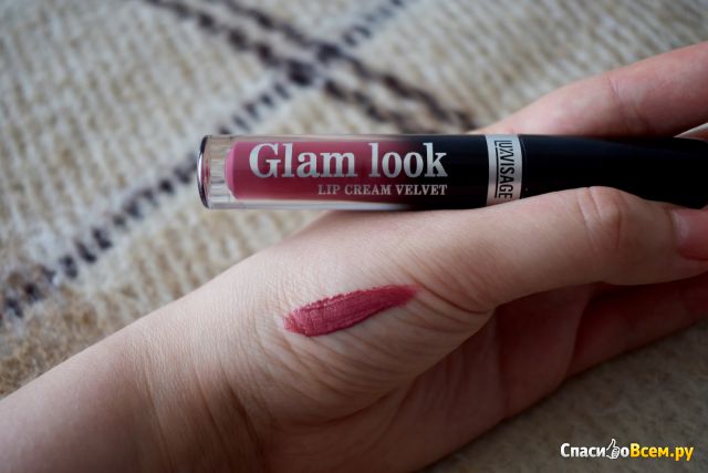 Жидкая губная помада Lux Visage Glam Look lip Cream Velvet