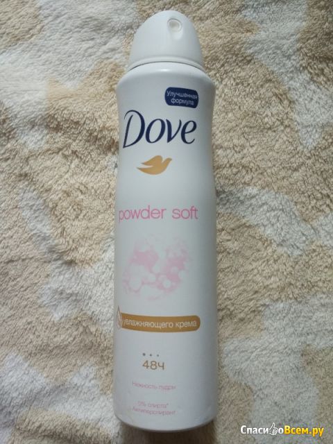Дезодорант-антиперспирант аэрозоль Dove "Нежность пудры" с увлажняющим кремом 48 часов