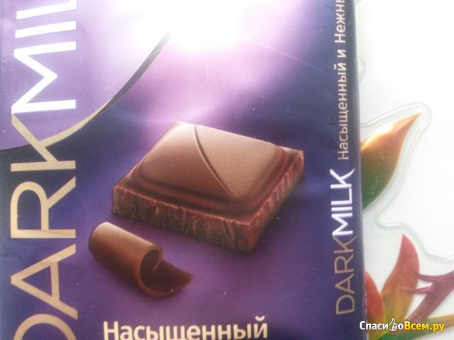 Молочный шоколад Milka Dark Milk насыщенный и нежный