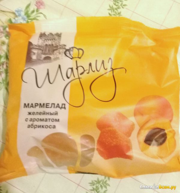 Мармелад желейный "Шарлиз" с ароматом абрикоса
