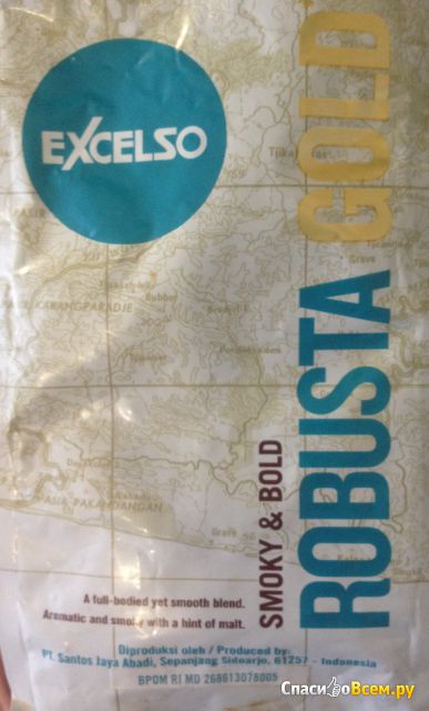 Кофе Robusta Gold "Excelso"