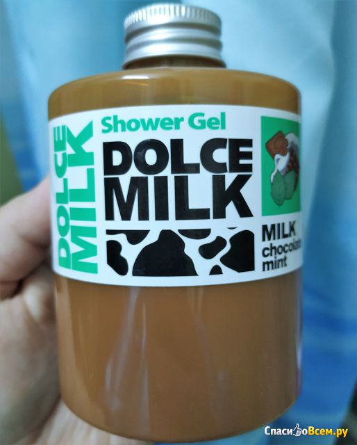 Гель для душа Dolce milk Молоко, шоколад и мята