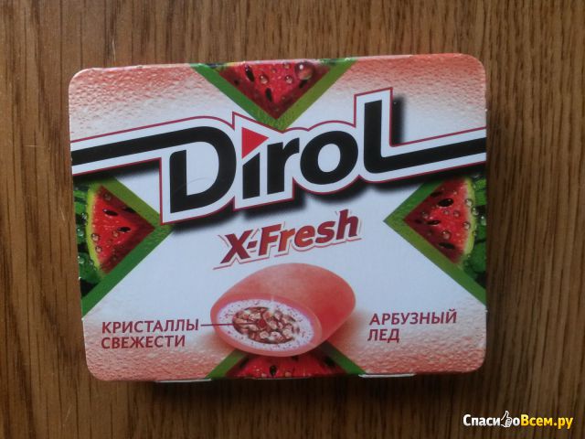 Жевательная резинка Dirol X-Fresh "Арбузный лед"