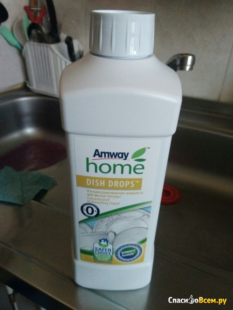 Концентрированная жидкость для мытья посуды Dish Drops Amway Home