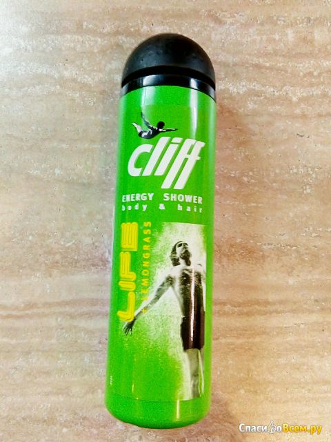 Шампунь-гель для душа Cliff Life  2 в 1 Энергия с экстрактом Лемонграсса