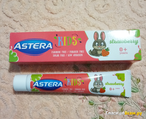 Зубная паста Astera Kids Strawberry