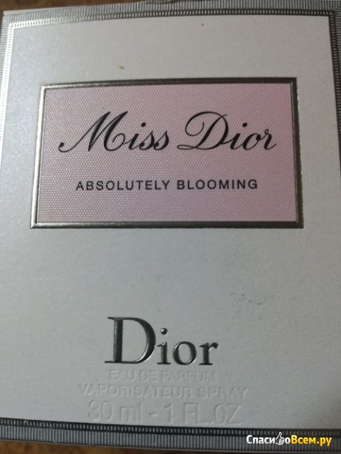 Туалетная вода Miss Dior Absolutely Blooming