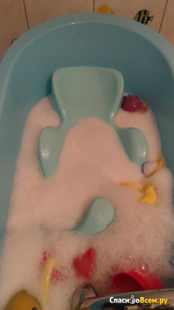 Мягкая детская пена для ванны с экстрактами облепихи и алоэ 0+ Солнце и Луна