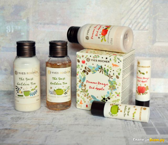 Гель для душа и ванны Yves Rocher "Ароматный чай" лимитированная коллекция