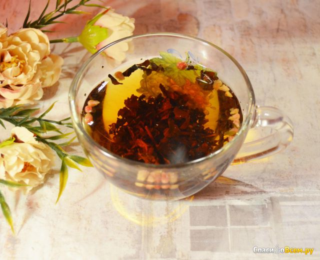 Чай Майский "Дачная коллекция" черный крупнолистовой с мятой и малиной