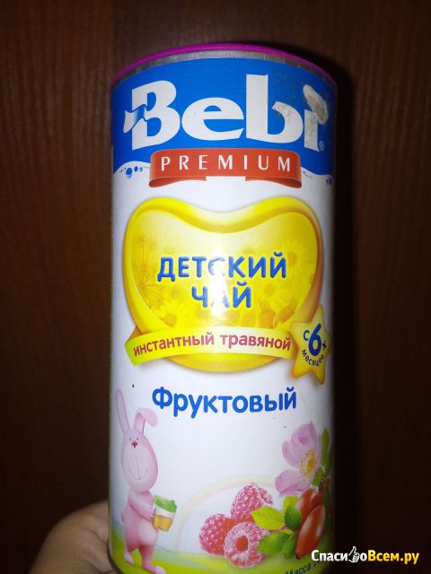 Детский чай фруктовый Bebi Premium