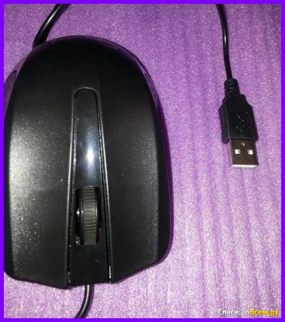 Мышь компьютерная проводная Gembird Optical mouse MUS-101 Black USB 1200 DPI