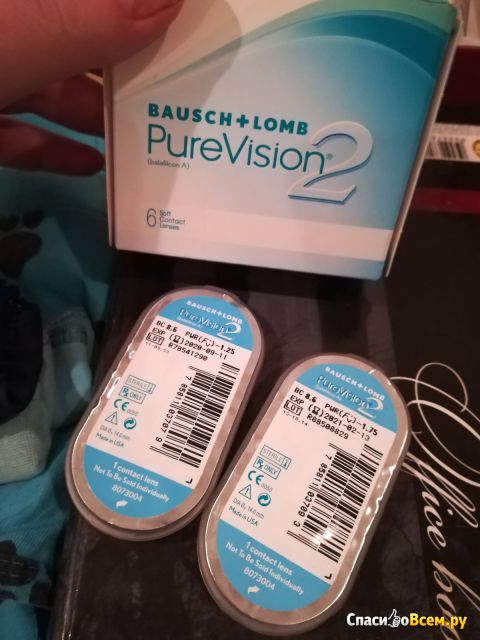 Контактные линзы Bausch&Lomb Pure Vision 2HD