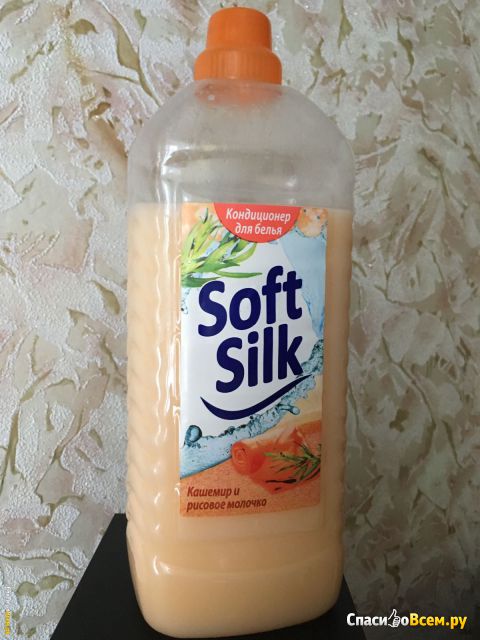 Кондиционер для белья Soft Silk "Кашемир и рисовое молочко"