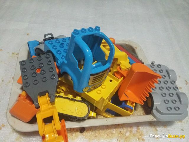 Конструктор Lego Duplo 10812 Грузовик и гусеничный экскаватор