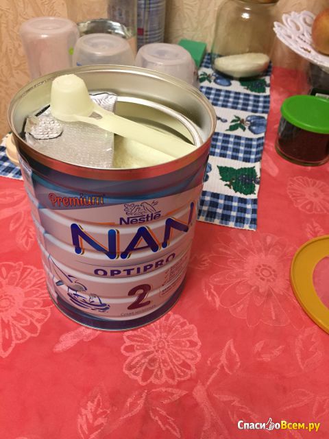 Сухая молочная смесь с 6 месяцев Nestle  NAN Optipro 2