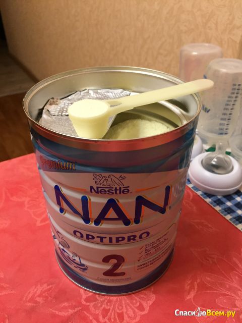 Сухая молочная смесь с 6 месяцев Nestle  NAN Optipro 2