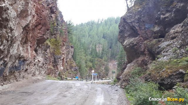 Скалы Красные ворота Горный Алтай (Россия)