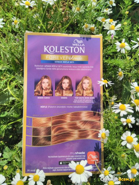 Набор для мелирования волос Wella Koleston forever blonde