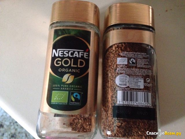 Кофе растворимый Nestle Nescafe Gold Organic