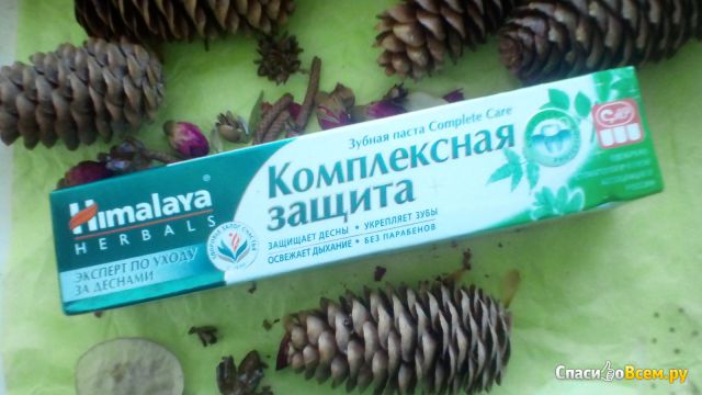Зубная паста для комплексной защиты зубов и десен Complete Care Himalaya Herbals