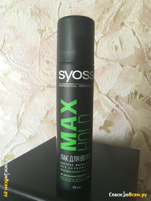 Лак для волос Syoss Max Hold